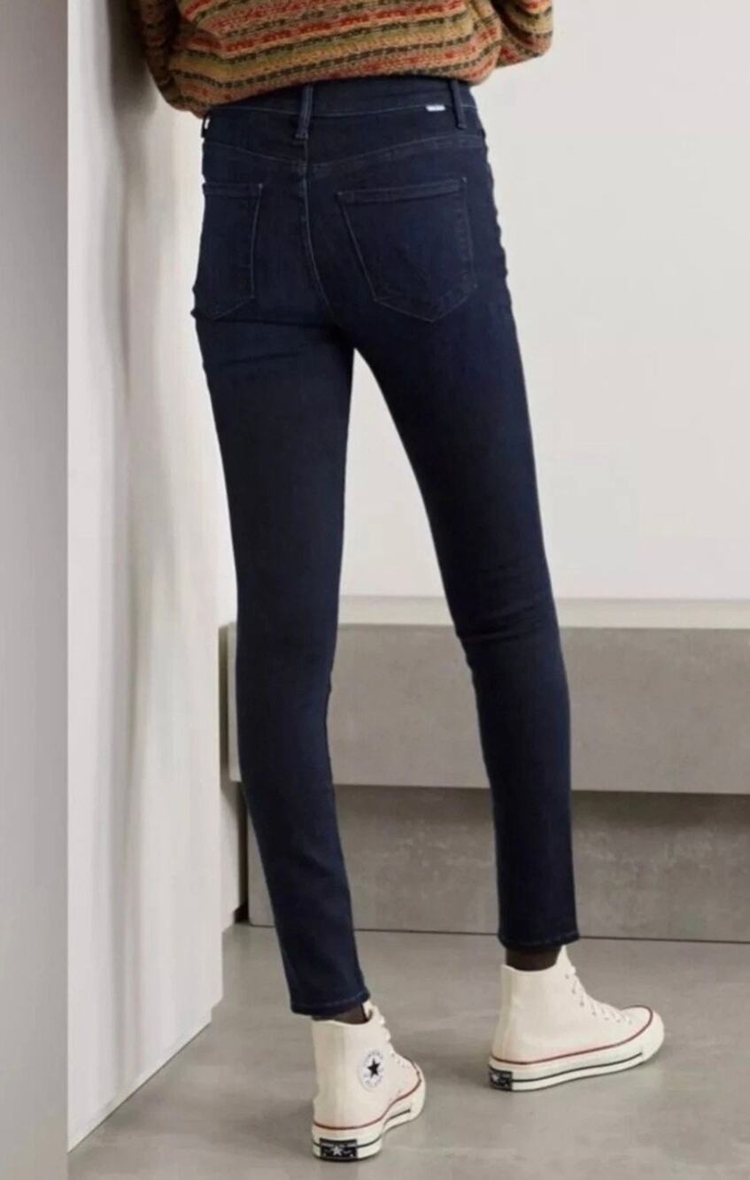 MOTHER Super Swooner Howling At The Disco Ball High Rise Wide Leg Jeans, Size 29